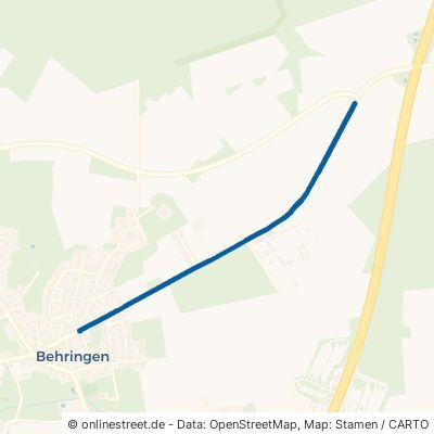 Volkwardinger Straße Bispingen Behringen 