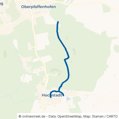 Riedbergweg Weßling Hochstadt Hochstadt