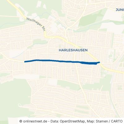 Ahnatalstraße Kassel Harleshausen 