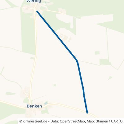 Schmerwitzer Straße Bad Belzig Werbig 