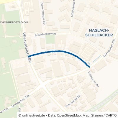 Schopfheimer Straße Freiburg im Breisgau Haslach 