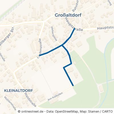 Kirchbergstraße Vellberg Großaltdorf 