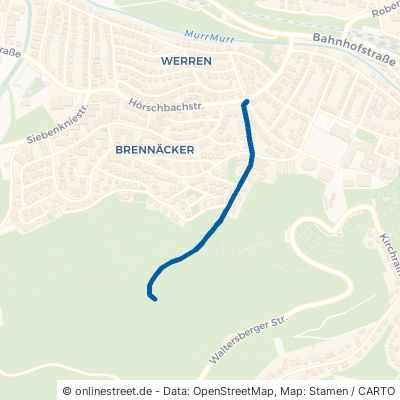 Großgartenweg Murrhardt Eulenhöfle 