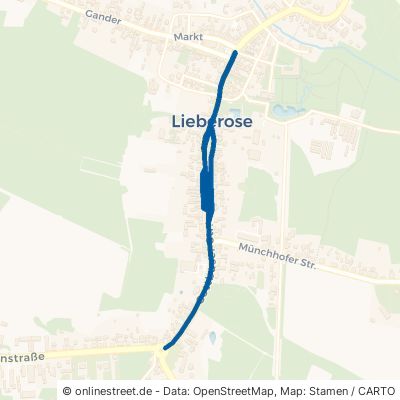 Cottbuser Straße Lieberose Stadt Lieberose 