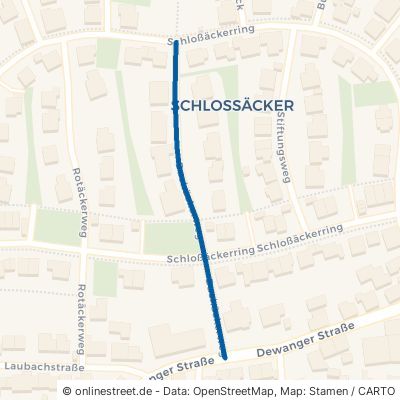 Buchäckerweg Aalen Fachsenfeld 