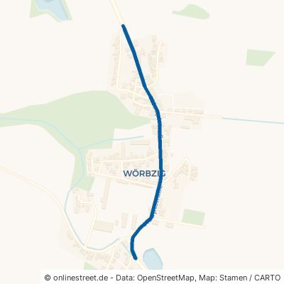 Hauptstraße Südliches Anhalt Wörbzig 