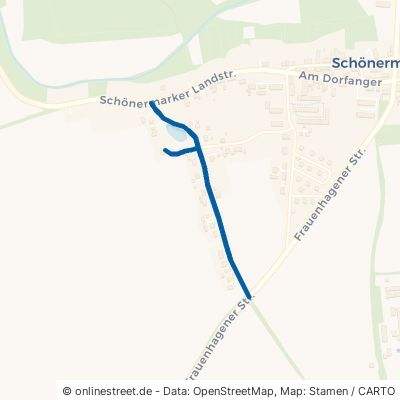 Siedlungsstraße Mark Landin Schönermark 