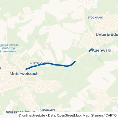 Brüdener Straße 71554 Weissach im Tal Unterweissach Unterweissach