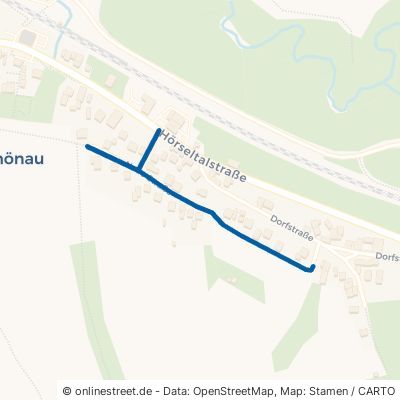 Neue Straße Wutha-Farnroda Schönau 