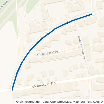 Wildenrother Straße München Aubing-Lochhausen-Langwied 