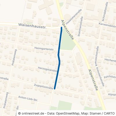 Johann-Dürr-Straße 82362 Weilheim im OB Weilheim 