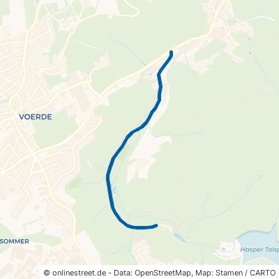 Talsperrenweg Ennepetal Verneis 