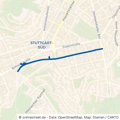 Liststraße Stuttgart Süd 
