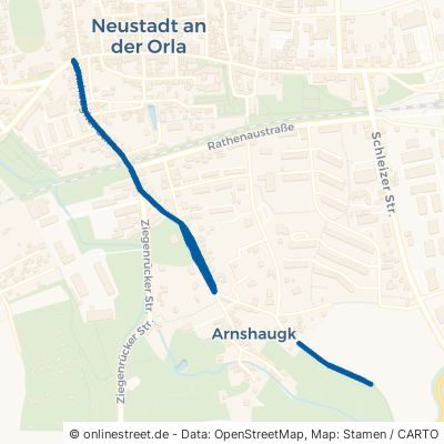Arnshaugker Straße Neustadt an der Orla Neustadt 