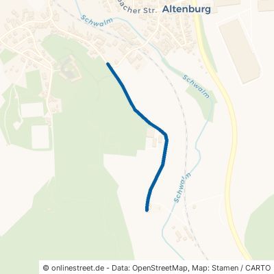 Hopfgartener Weg Alsfeld Altenburg 