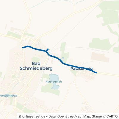 Torgauer Straße Bad Schmiedeberg Patzschwig 