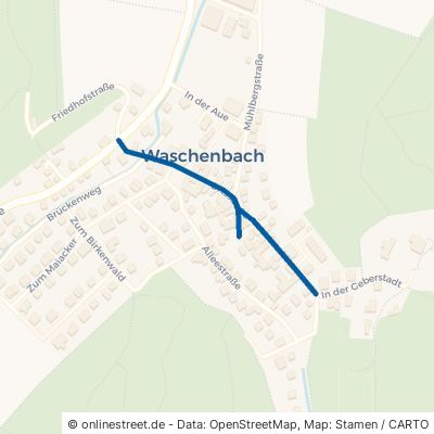 Ortsstraße Mühltal Waschenbach 