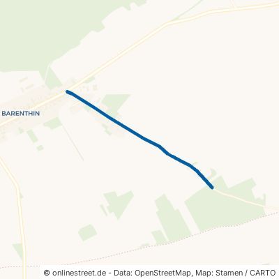 Schönermarker Weg Gumtow Barenthin 