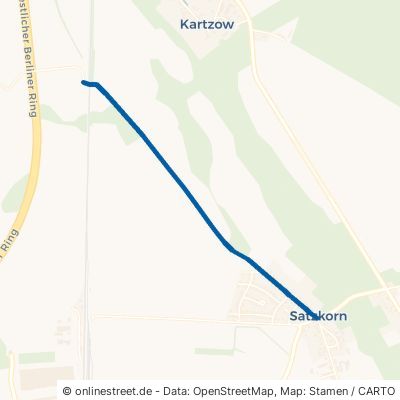 Straße des Friedens Potsdam Satzkorn 