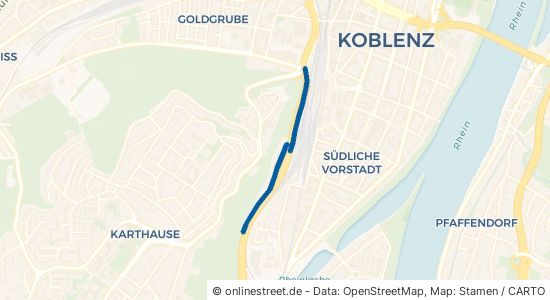 Römerstraße Koblenz Süd 