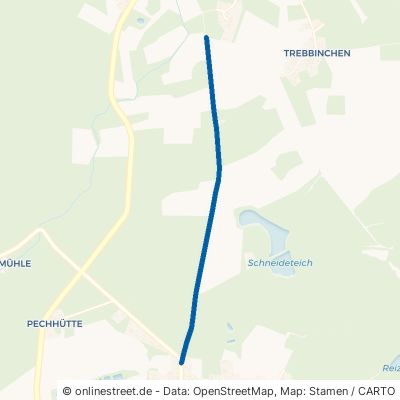 Weg Nach Bornsdorf Heideblick Weißack 