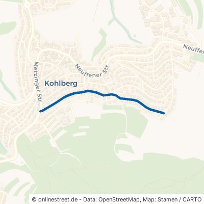 Teckstraße Kohlberg 