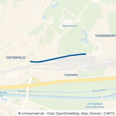 Hochstraße Oberhausen Osterfeld-Ost 