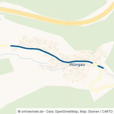 Fränkische-Schweiz-Straße Scheßlitz Würgau 