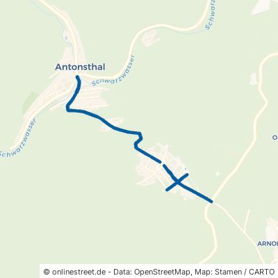 Bergstraße Breitenbrunn (Erzgebirge) Antonsthal 