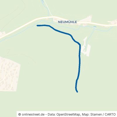 Unterer Riesenbergweg Wilhelmsfeld Unterdorf 