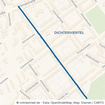 Kurt-Spindler-Straße Duisburg Obermarxloh 