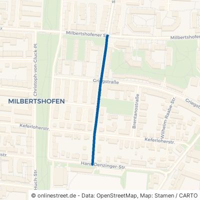 Abtstraße München Milbertshofen-Am Hart 