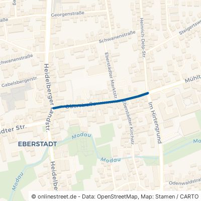 Oberstraße Darmstadt Eberstadt 