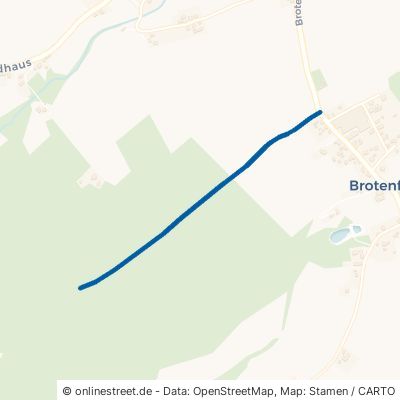 Zaulsdorfer Weg Tirpersdorf Brotenfeld 
