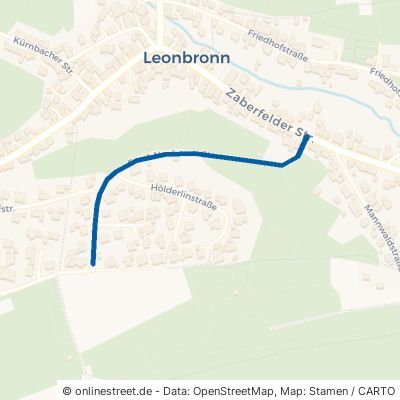 Ernst-Neubauer-Straße Zaberfeld Leonbronn 