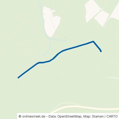 Wanderweg A2 Simmerath Strauch 