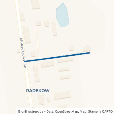 Neu-Radekower Straße Mescherin Radekow 