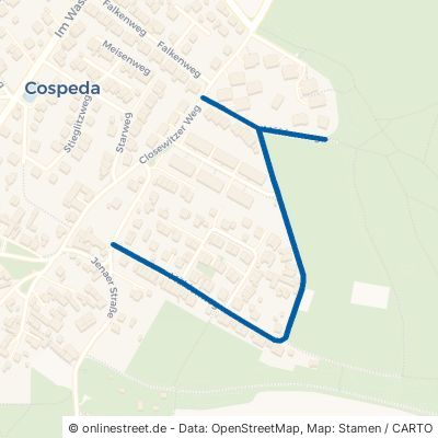 Mühlenweg Jena Cospeda 