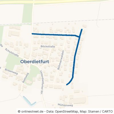Matthias-Ertl-Straße Massing Oberdietfurt 