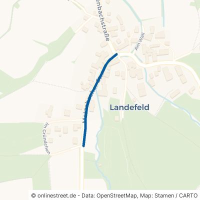 Metzebacher Straße Spangenberg Landefeld 