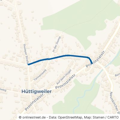 Hohlstraße Illingen Hüttigweiler 