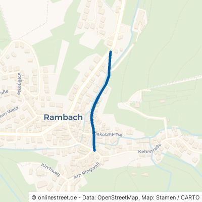 Kitzelbergstraße Wiesbaden Rambach 