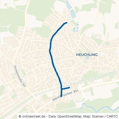 Heuchlinger Hauptstraße Lauf an der Pegnitz Heuchling 