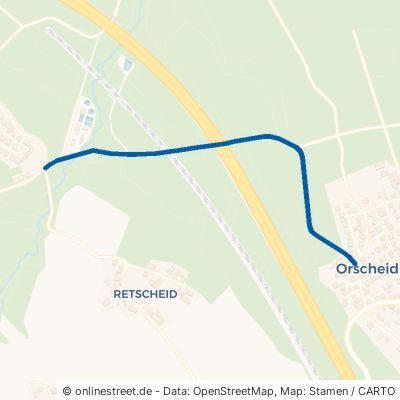 Orscheider Kirchweg Bad Honnef Aegidienberg 