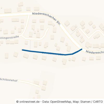 Schlößlestraße Niedereschach Schabenhausen 