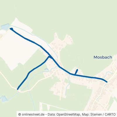 Waldbadstraße Wutha-Farnroda Mosbach 