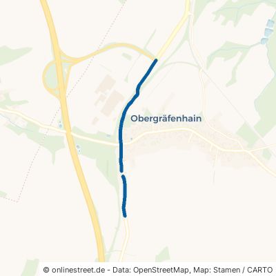 Hauptstraße Penig Obergräfenhain 