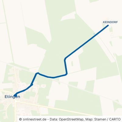 Keindorfer Straße Oebisfelde Etingen 