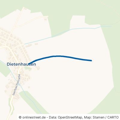 Brandoberndorfer Weg Weilmünster Dietenhausen 