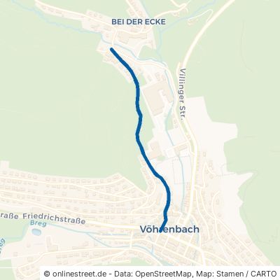 Kälbergäßle Vöhrenbach Stadtgebiet 
